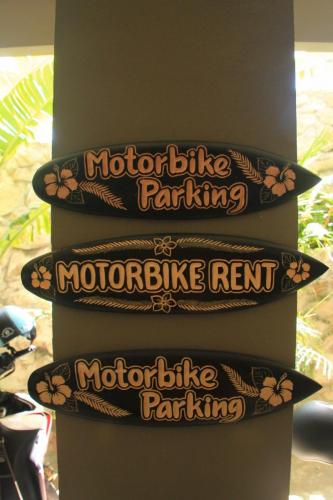 Motorbike rent and parking